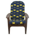 thumbnail image 4 of College Covers Everything Comfy Michigan Wolverines Patio Adirondack Chair Cushion, 4 of 5