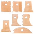thumbnail image 1 of 7 Pieces Pottery Tools Pottery Foot Shaper Tools Pottery Trimming Tools Pottery Profile Rib Bundle, 1 of 5