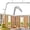 White, variant on Corner Window Curtain Rod, 1" Heavy Duty L-Shaped Curtain Rods, 36-136" Adjustable with 180° Connector, DIY Angled Curtains Rod for Bay Window, Corner Windows and Curved - White