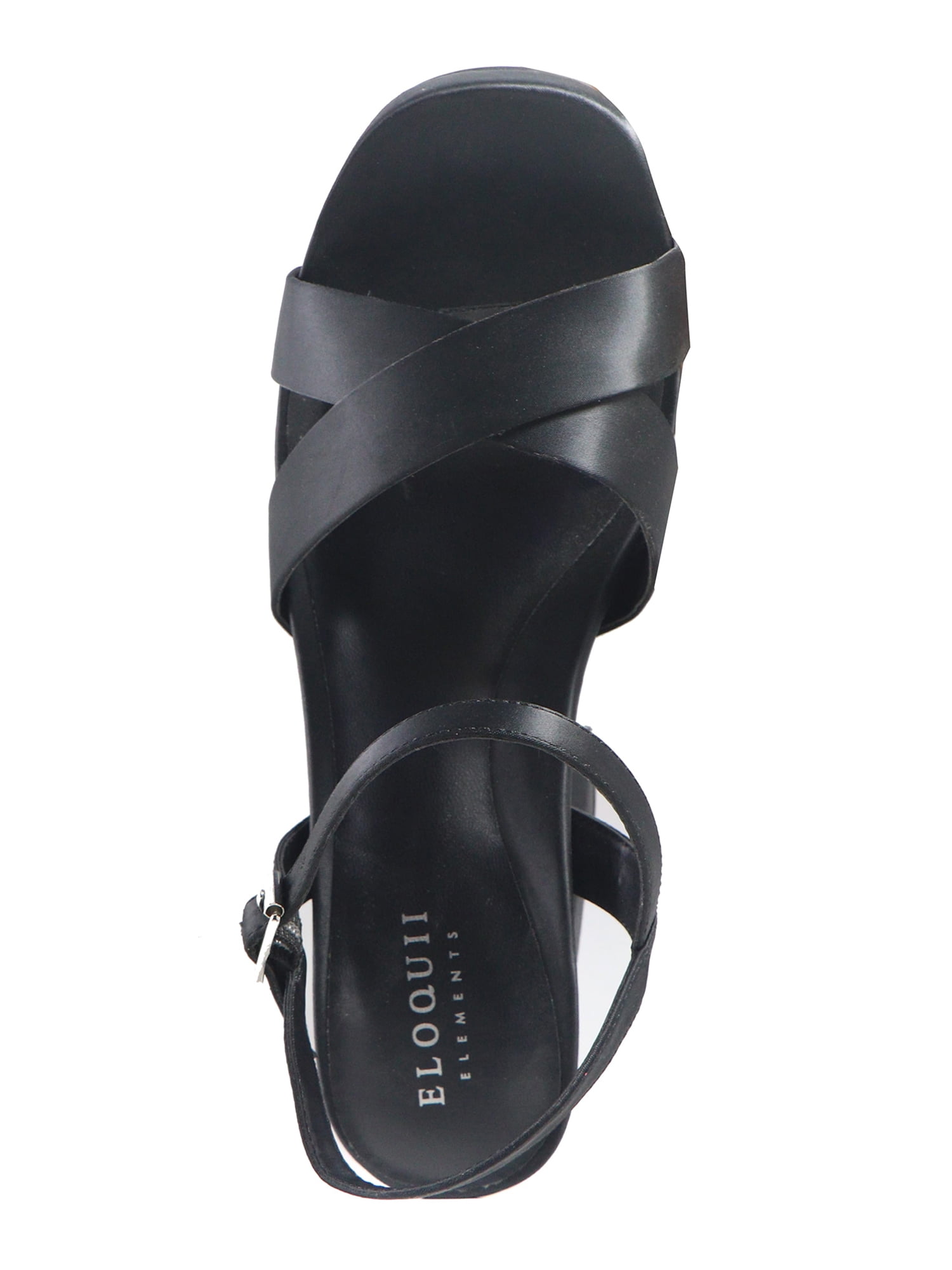 Eloquii Elements Women's Wide Width Platform Heeled Sandal