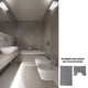 thumbnail image 4 of Advancent Juego de alfombrillas de baño antideslizantes, 2 uds., alfombra para baño, absorbente de agua, alfombra de felpa para inodoro, Juegos de accesorios de baño gris oscuro Advancent HA001740-01, 4 of 8