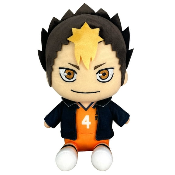 Haikyu!! S3 - Yu Nishinoya Jacket Sitting Pose Plush 7"H