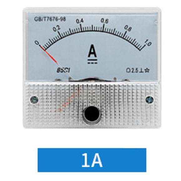 BTOER 85C1-A Pointeur Type DC Ampèremètre Analogique Pointeur Panneau Mètre Courant