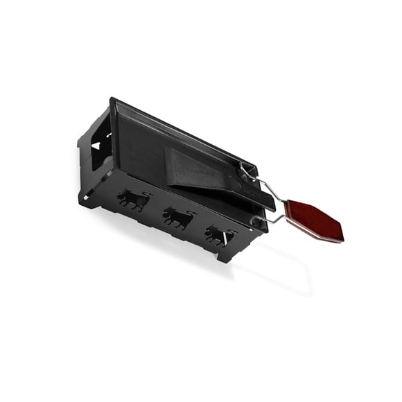 Billuyoard Juego de parrilla de acero inoxidable antiadherente Mini Rectangular antioxidante reutilizable plegable Color sólido barbacoa estufa Cocina y Comedor Negro