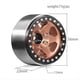 thumbnail image 3 of 4 Piezas de Metal de 1,9 Pulgadas con Borde de Rueda Beadlock para 1/10 Coche Trepador de Control Remoto para Axial SCX10 Pro Capra TRX4/ D90 Redcat B, 3 of 5