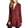 thumbnail image 3 of Ladies Double Breasted Polyester Spandex Peacoat, 3 of 3