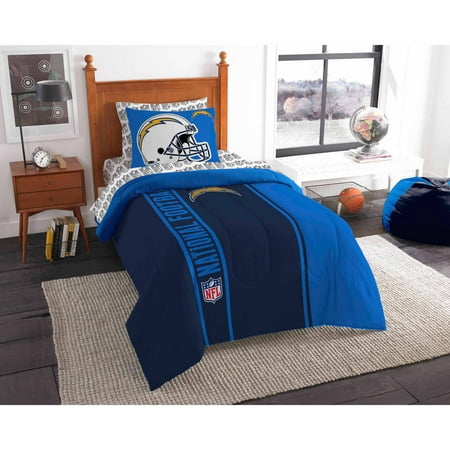NFL San Diego Chargers Soft and Cozy Bed in a Bag Complete Bedding Set