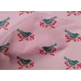 thumbnail image 4 of oneOone Cotton Poplin Fabric Branch & Bird Block Printed Fabric 1 Yard 42 Inch Wide, 4 of 4