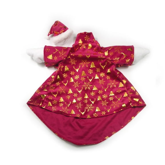 Christmas Goose Outfit Lawn Porch Clothes Goose Clothing Costume for 23" Xmas Outdoor Patio Yard Decor