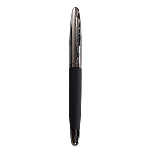 Executive Metal Ballpoint Pen Smooth Writing Stationery Business Black Finish Durable Refillable Ink Pen