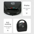 thumbnail image 3 of Corn Dog Waffle Maker, Hot Dog Waffle Machine, 850W Home Corn Dog Waffle Maker Machine with Non Stick Coating Plate, Breakfast Maker Machine, Automatic Temperature Control, 3 of 7
