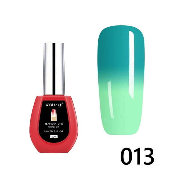 EDHITNR Liquidation 15 ml Vernis Gel à Ongles Thermochromique Paillettes Sequins Décoloration Black and Friday Deals Rabais de 90 %