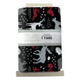 thumbnail image 2 of (2 pack) Eugene Textiles Premium Hudson Forest Animals Print , Width 44' 100% Cotton Fabric, Black color, 2 of 5
