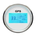 thumbnail image 4 of 7 Backlights 85mm Boat Car Digital GPS Speedometer LCD Speed Gauge Odometer Course With GPS Antenna, 4 of 7