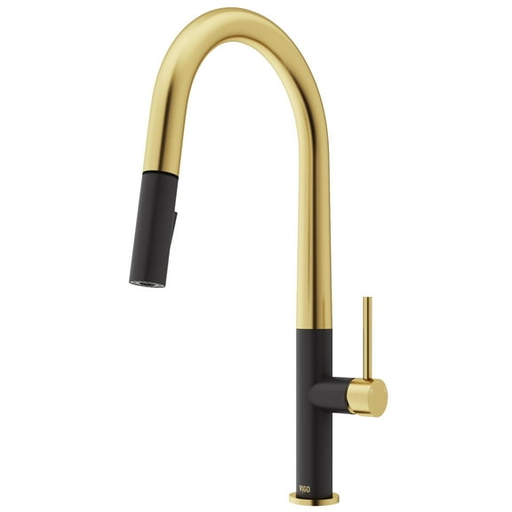 Vigo Vg02029 Greenwich 1.8 GPM Single Hole Pull Down Kitchen Faucet