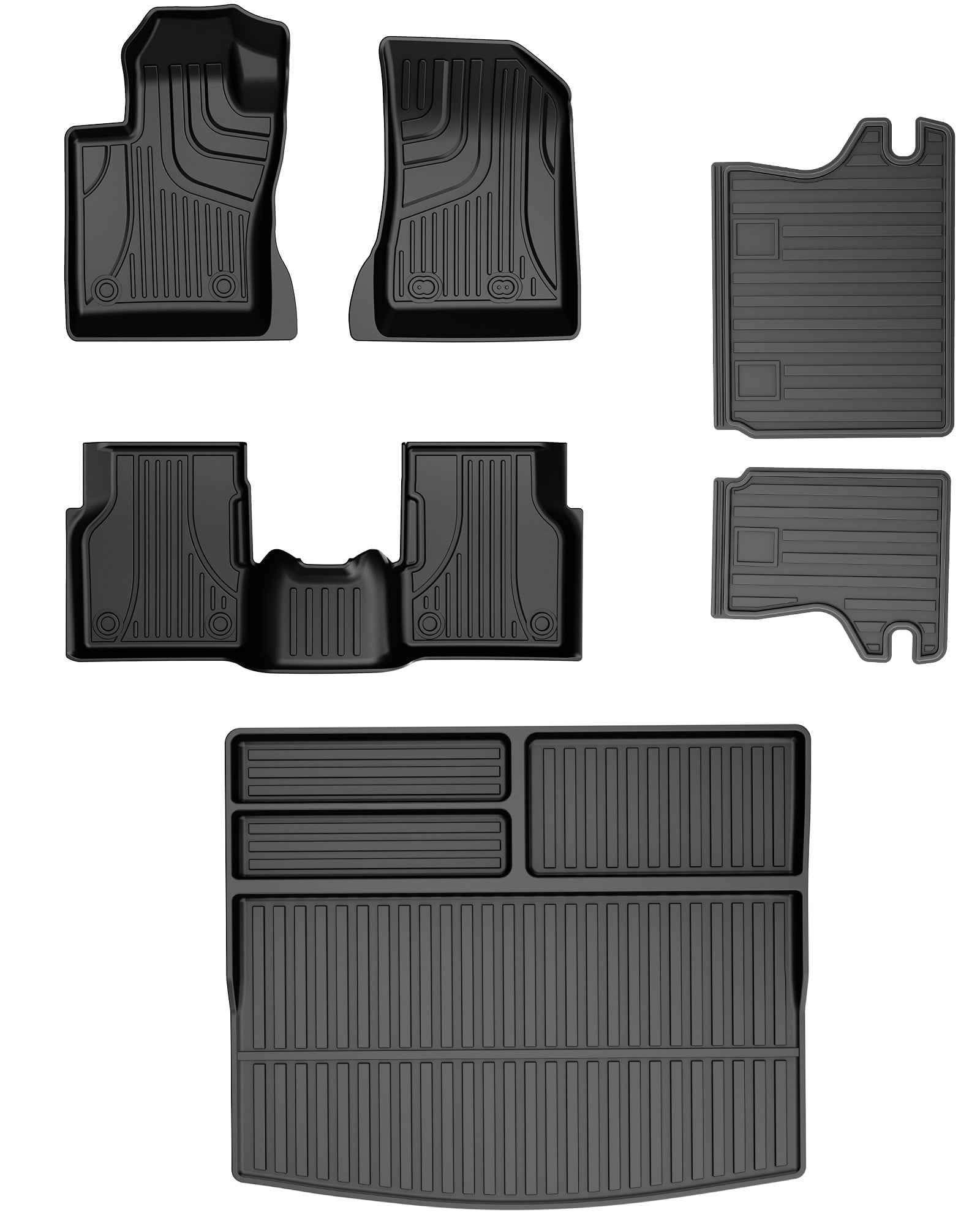 Perfect-Fit All-Weather Floor Mats & Cargo Liner For Honda Odyssey 2018-2025 – TPE Waterproof & Anti-Skid Protection