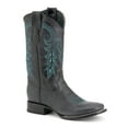 thumbnail image 2 of Ferrini Mens Blaze Embroidered Square Toe Cowboy  Mid Calf Boots, 2 of 5