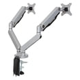 thumbnail image 2 of Scranton & Co Dual Monitor Arm for 17"-30" Screens in Silver Aluminum, 2 of 7