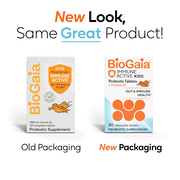 BioGaia Protectis Immune Active Kids Probiotic | Probiotic + Vitamin D | Supports Immune, Digestive & Overall Health | Kids Probiotic | Kids Immune Support | Chewable Tablets | 30 Ct