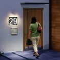 thumbnail image 2 of LINLIN 3PCS Solar House Number Light Outside,Waterproof Led Light Up Address Mailbox Door Signs Illumination Doorplate Solar Night Lamp House Number Outdoor Lighting Porch Lights, 2 of 8