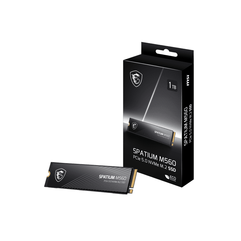 【 新品 未開封 】 MSI SPATIUM M560 1TB NVMe SSD MSI SPATIUM M560 PCIe 5.0 NVMe M.2 1TB Solid State Drive (SSD