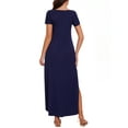thumbnail image 4 of Women's Split Maternity Long Dresses Nursing Dresses for Breastfeeding, 4 of 6