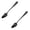 Black, variant on 1 Pc Grapefruit Spoons Stainless Steel Grapefruit Spoon Grapefruit Utensil, Serrated Edges Spoon Serrated Edge Stainless Steel Spoons to Easily Cut Citrus Fruits, 6.49x1.14 Inch, Silver