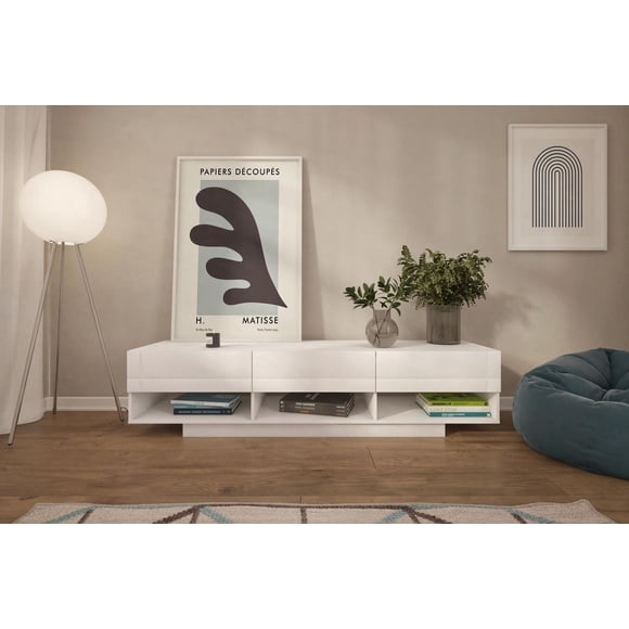 Stereo 3 Drawer 72-Inch TV Stand