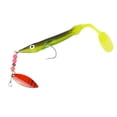 thumbnail image 1 of 1 Pce Queue en T Souple Pêche Sequins Spinner Crank High, 1 of 8