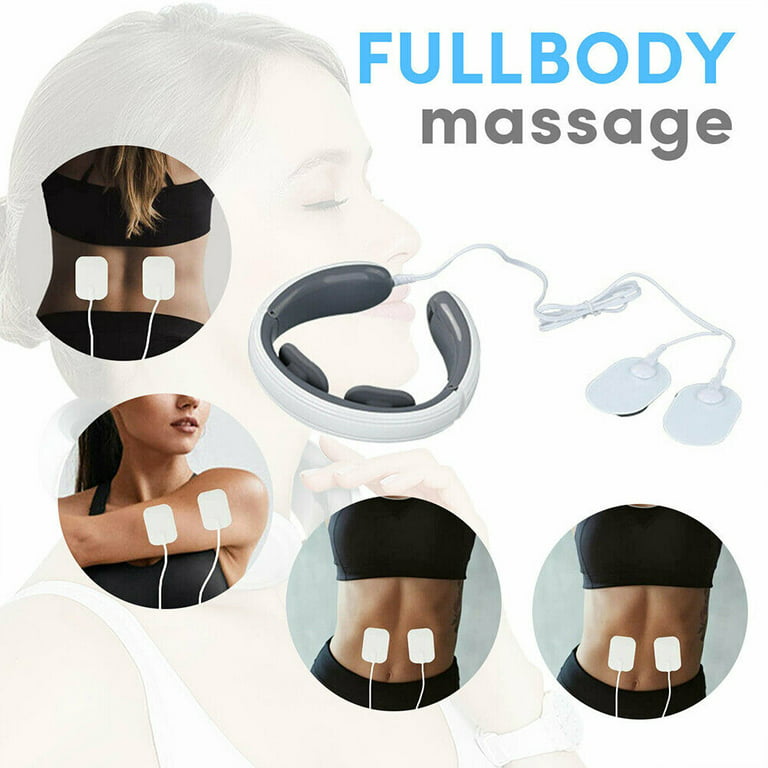 Intelligent Portable Neck Massager Heat Pulse Vibration Pain Relief Machine  US