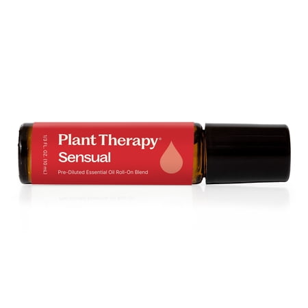 Plant Therapy Sensual Essential Oil Blend For Couples, Massage, Desire 100% Pure, Pre-Diluted Roll-On, Natural Aromatherapy 10 mL (1/3 oz)