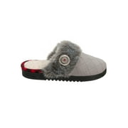DF by Dearfoams Women's Quilted Microsuede Slippers