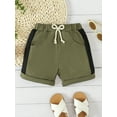 thumbnail image 5 of vera natura Baby Boys Summer Set, Sleeveless Tank Tops + Elastic Waist Shorts Contrast Color 2 Piece Outfits, 5 of 9