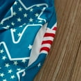 thumbnail image 5 of Zanarzt Girls 4th Of July Romper Fourth Of July Outfits Girl Romper Overall Baby 4th of July Red White Blue Clothes Blue,3-4 Years, 5 of 7