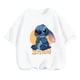 thumbnail image 5 of Camisetas para niños, ropa de Stitch, camisetas para niñas, mono de camión para niños, camisetas de manga corta de Sonic para niños, ropa de verano para niñas, 5 of 5
