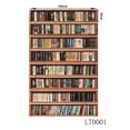 thumbnail image 3 of nipocaio 6PCS 3D Self Adhesive Vinyl Stair Risers Stickers Vinyl Stair Stickers for Home Office Bar Decor 100*18cm Inch Retro Library, 3 of 5