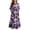 Purple, variant on Toddler Girls Short Sleeve Dress Camouflage Print Summer A-Line Cute Maxi Casual Sundress Army Green 11-12 Years