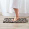 Bathroom Rugs Mat Library bookstore bookshelves print Entryway Indoor