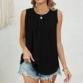 thumbnail image 6 of gbyLJF Womens Black Tank Top Women's Tank Tops Plus Size Square Neck Tank Top Trendy Summer Tops for Women, 6 of 7