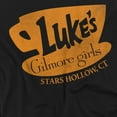 thumbnail image 2 of Gilmore Girls Luke's Coffee Logo Unisex Adult T Shirt, Black, 2X-Large, 2 of 4