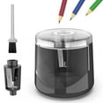thumbnail image 1 of Electric Electric Pencil Sharpener Portable Battery Powered for 6-8mm Pencil Support Hexagonal/ Triangular/ Round pencils Fast Sharpen for Students   Artists Home School Classroom, 1 of 6