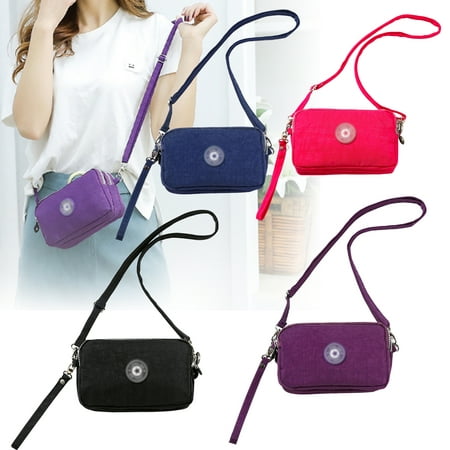 Phone Bag for Lady Women, Universal 3 Layers Cell Phone Crossbody Shoulder Bag Fit for iPhone 11 ...