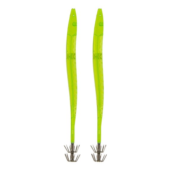 Sea Fishing Hook Rig for Hairtail Targets, Boat-Ready Tackle with Slim Lure Form, Crown Point Design, Shore Use