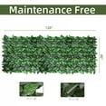 thumbnail image 4 of Artificial Ivy Privacy Fence 59"x98"Artificial Hedge Fence Faux Ivy Vine Leaf Decoration for Outdoor Porch Yard Balcony Garden, 4 of 10