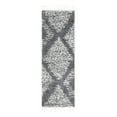thumbnail image 3 of Unique Loom Serenity Shag Collection Area Rug - Walcott (2' x 6' Runner Gray/Ivory), 3 of 11