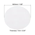 thumbnail image 2 of 43mm/1.68inch Foam Lid Liner, 200Pcs PS Resistant Pressure Sensitive Seal White Red, 2 of 7