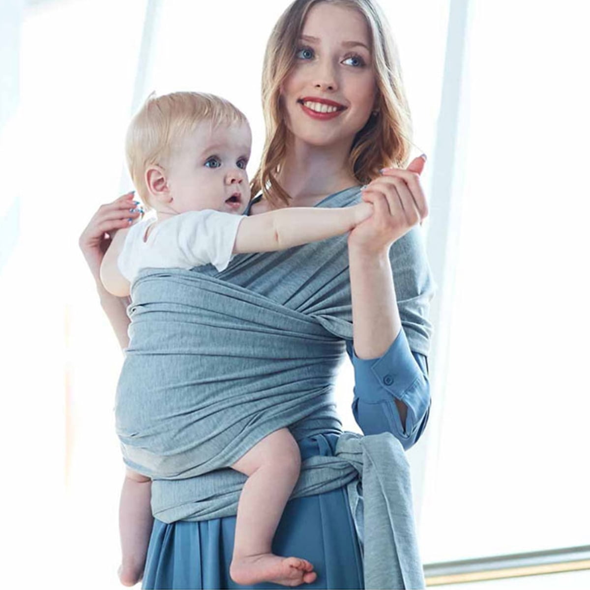 Baby Wrap Carrier Allin1 Stretchy Baby Wraps Ergonomic Baby Sling