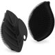 thumbnail image 1 of wonima11 2 Pack Silicone Body Scrubber, Soft Silicone Loofah, Gentle Exfoliating Body Scrubber for Sensitive Skin, Leaf Shaped Shower Scrubbers, Silicone Scrubbers Body Brush for Women Men (Black), 1 of 1