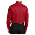 thumbnail image 2 of Mens SuperPro Twill Versatile Cotton/Polyester Shirt Rich Red X-Small, 2 of 6