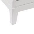 thumbnail image 3 of Home Fare Modern 3 Drawer Bombe Chest in Crisp White, 3 of 10